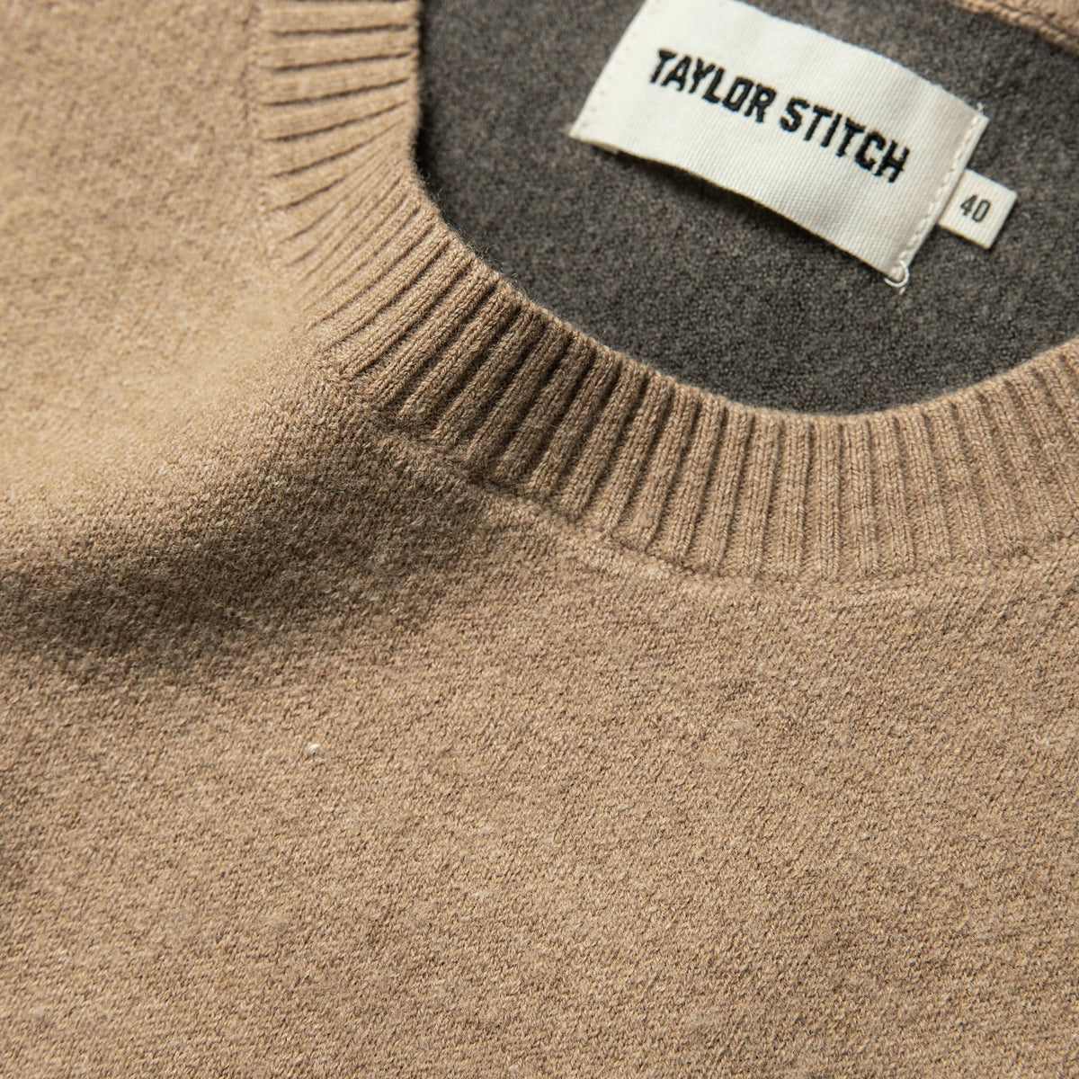 The Double Knit Sweater in British Khaki
