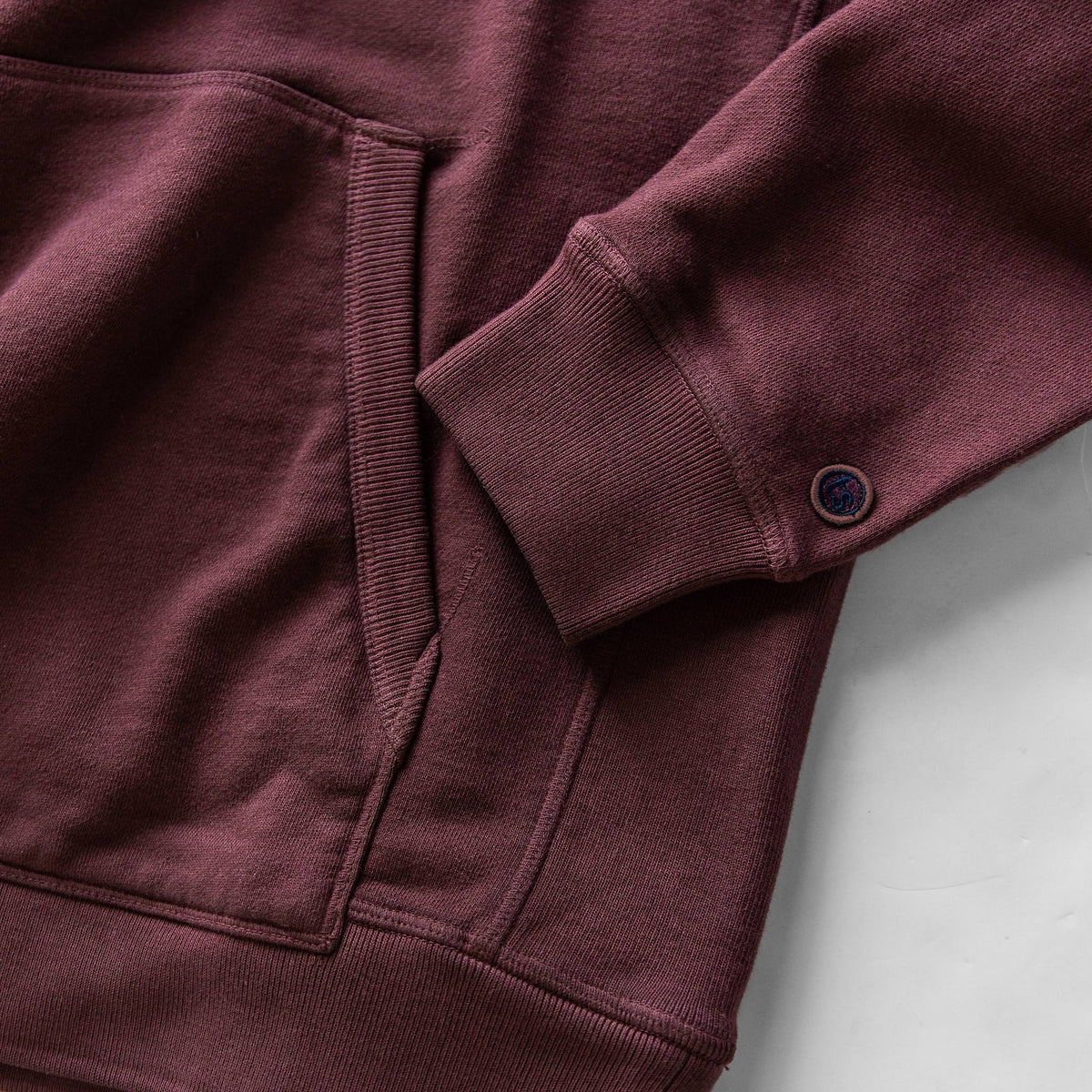 The Fillmore Hoodie in Burgundy Terry