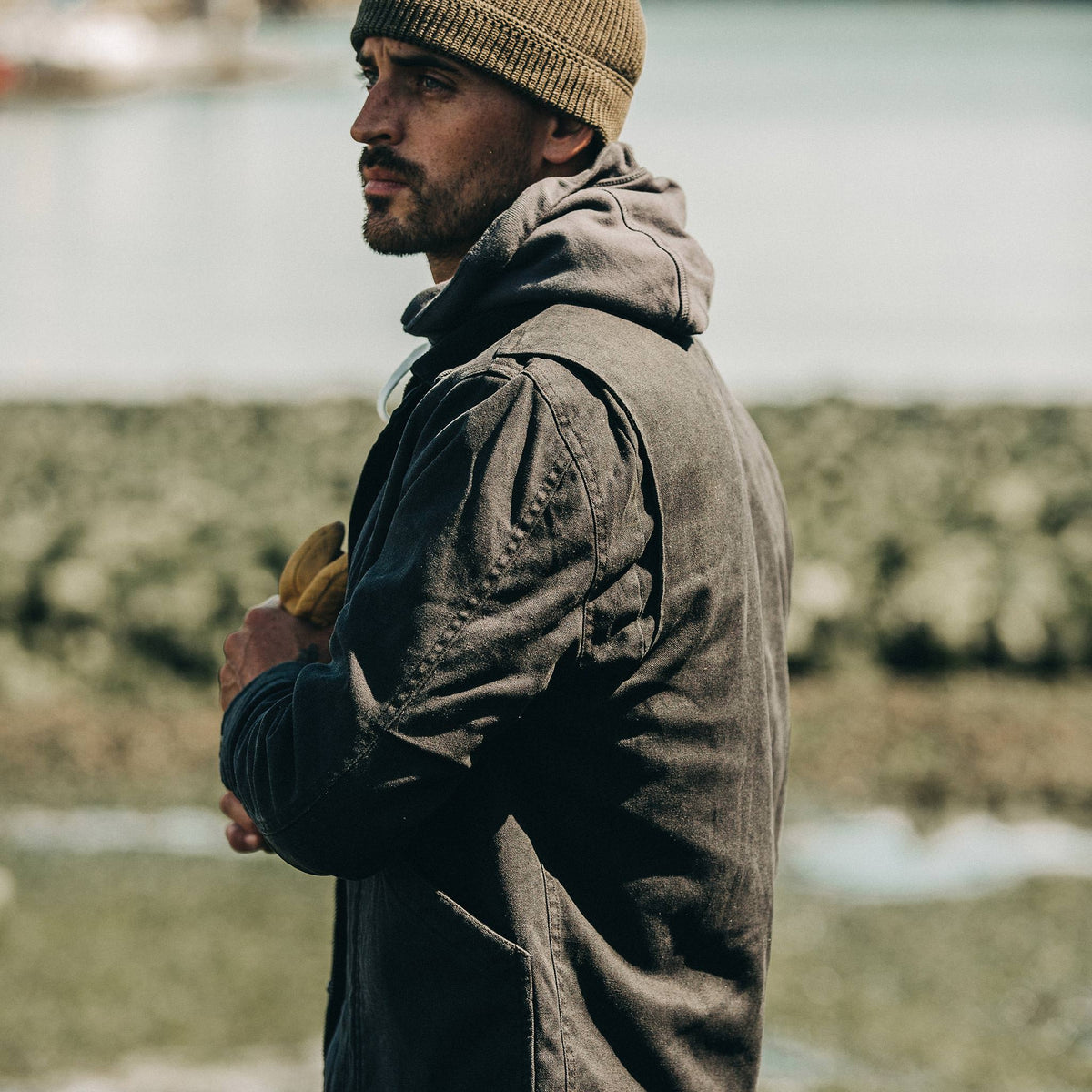 The Workhorse Jacket in Coal Boss Duck