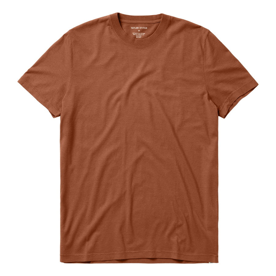 The Cotton Hemp Tee in Copper