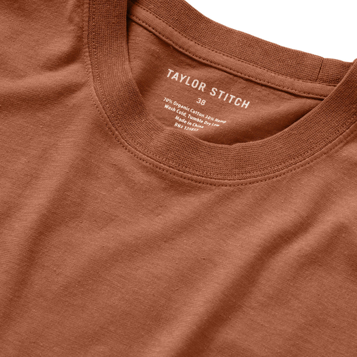 The Cotton Hemp Tee in Copper