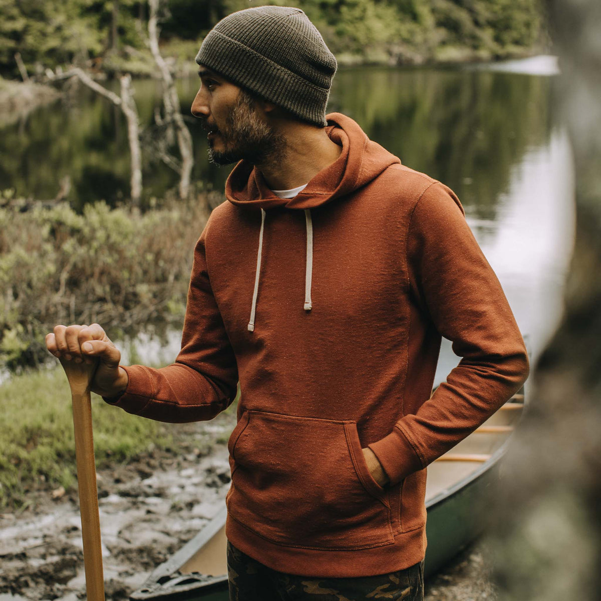 The Fillmore Hoodie in Copper Terry