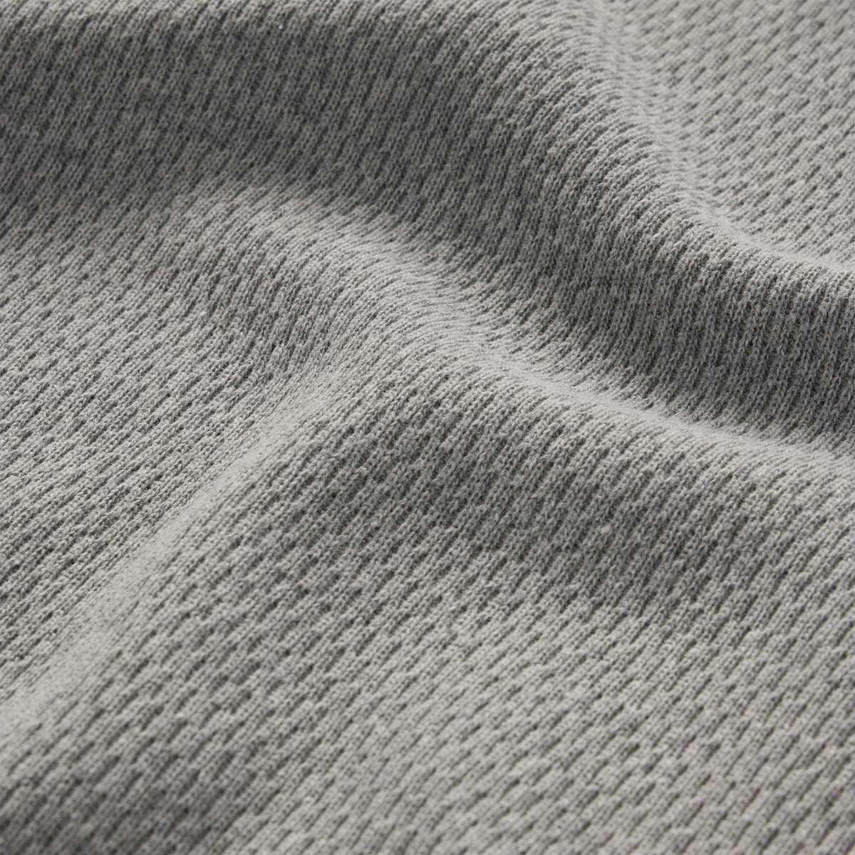 The Heavy Bag Waffle Short Sleeve in Aluminum