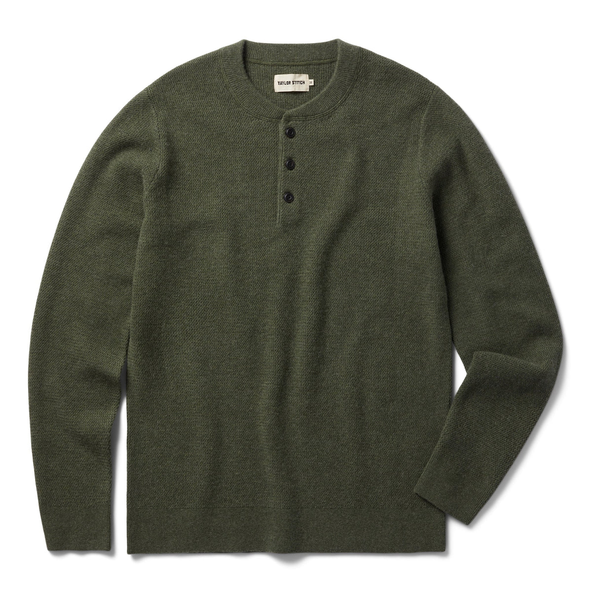 The Hudson Sweater in Heather Green