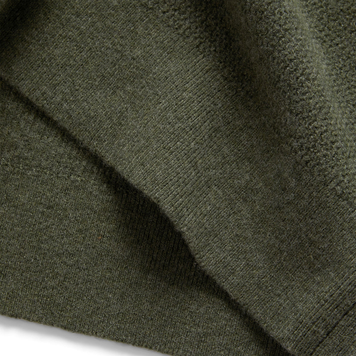 The Hudson Sweater in Heather Green