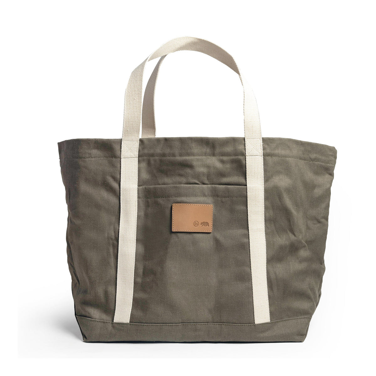 The Market Tote in Stone Boss Duck