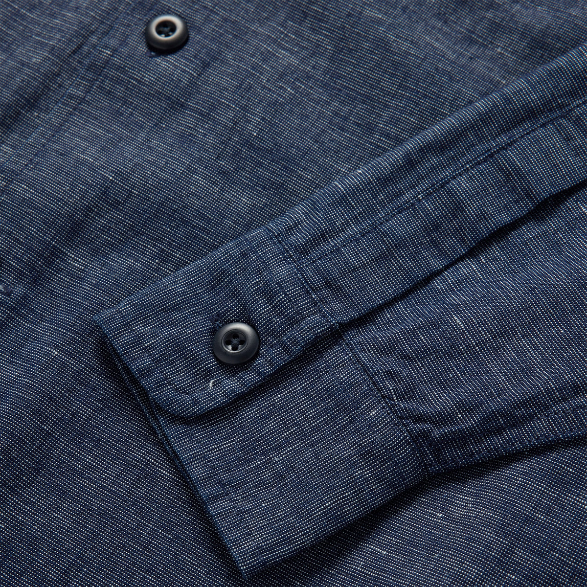 The Point Shirt in Indigo Slub