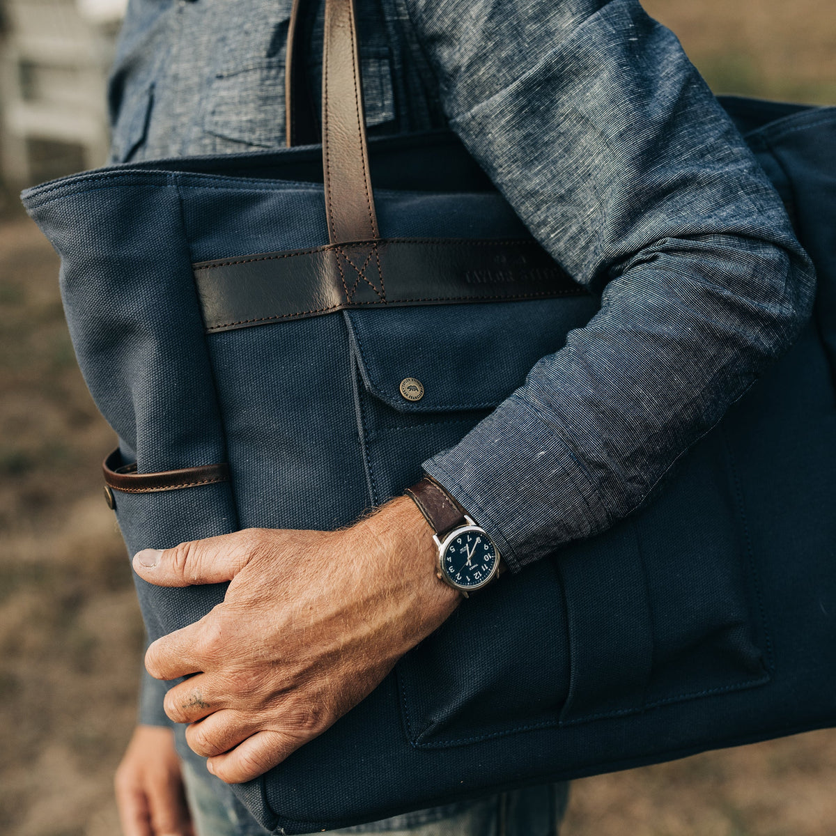The Utility Bag in Navy