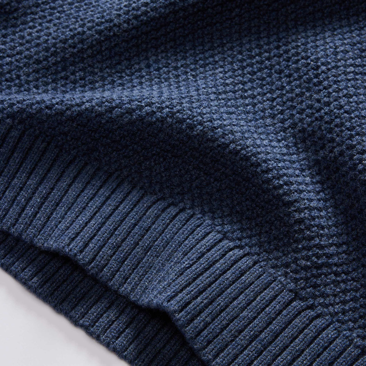 The Russell Sweater in Heather Blue