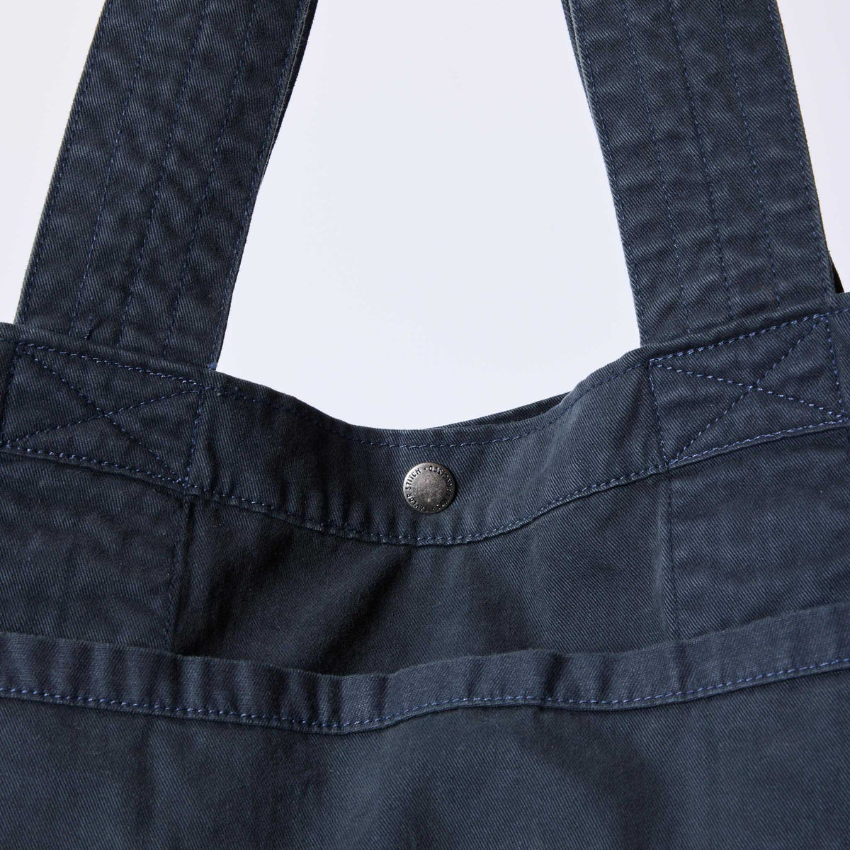 The Foundation Tote in Organic Navy