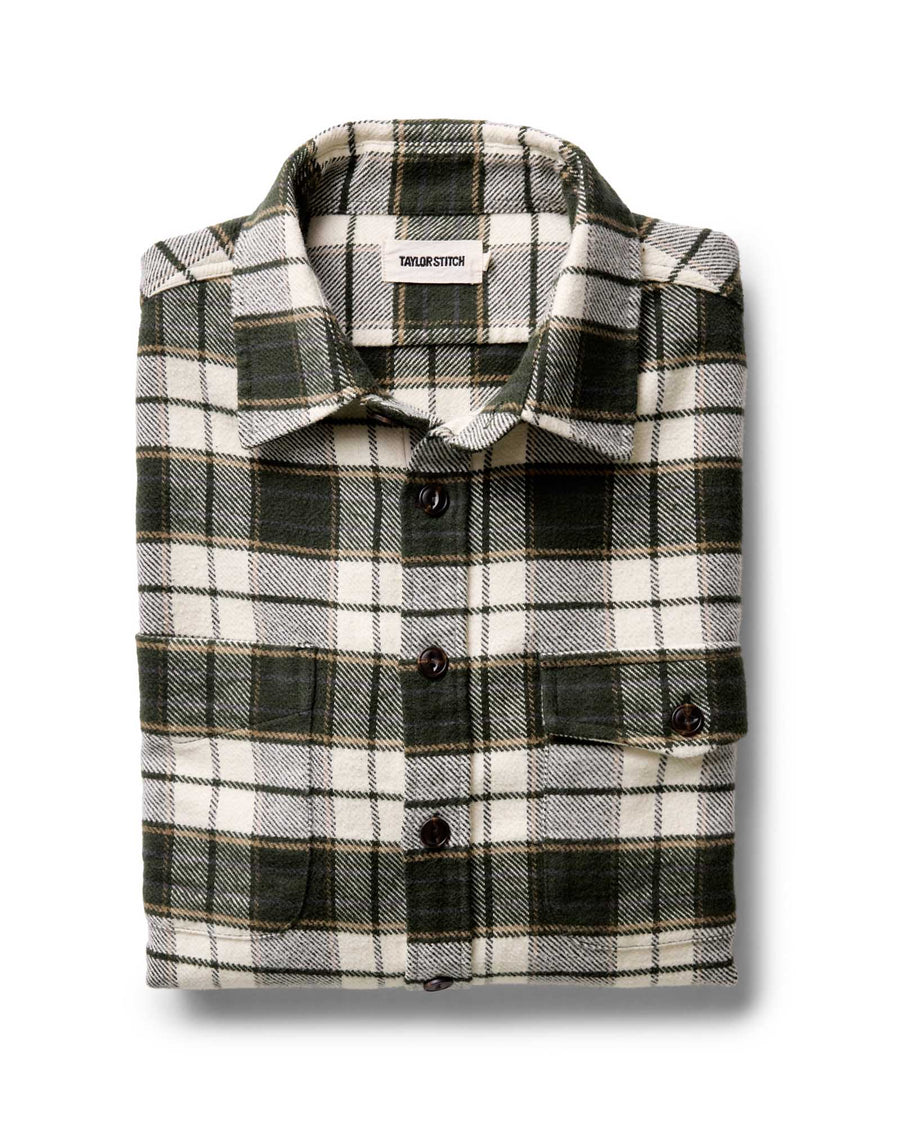 The Crater Shirt in Forest Plaid