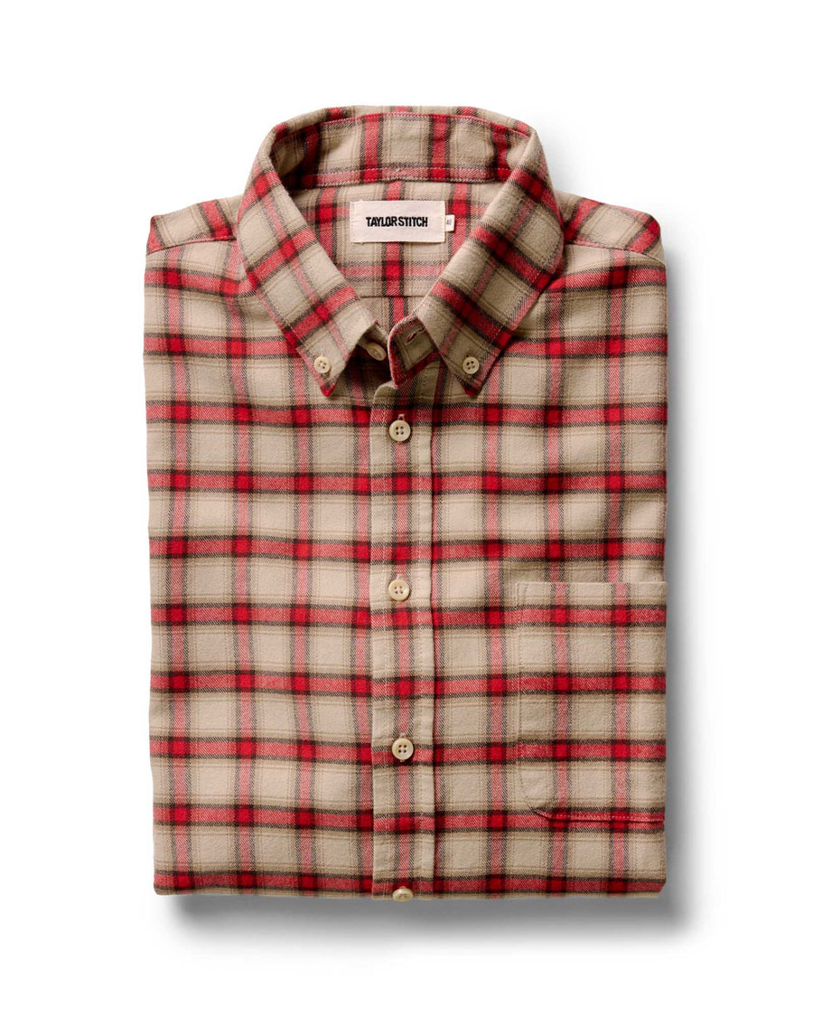The Jack in Cardinal Plaid Flannel