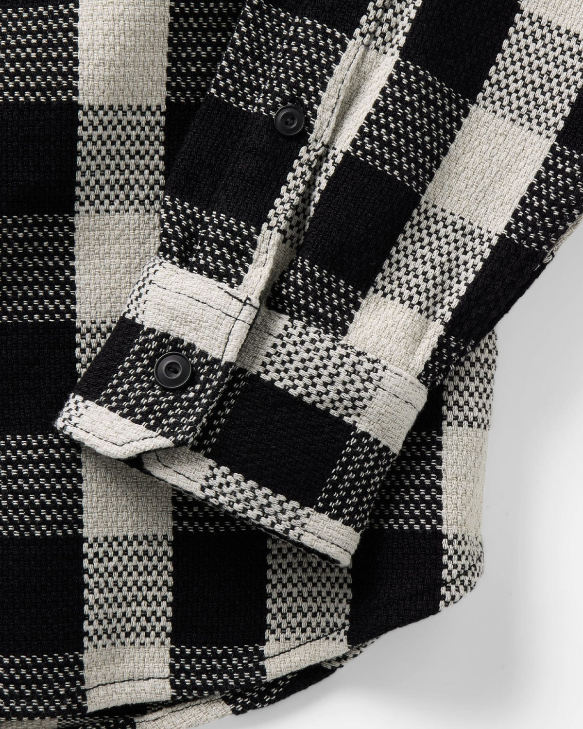 The Division Shirt in Black Indigo Check