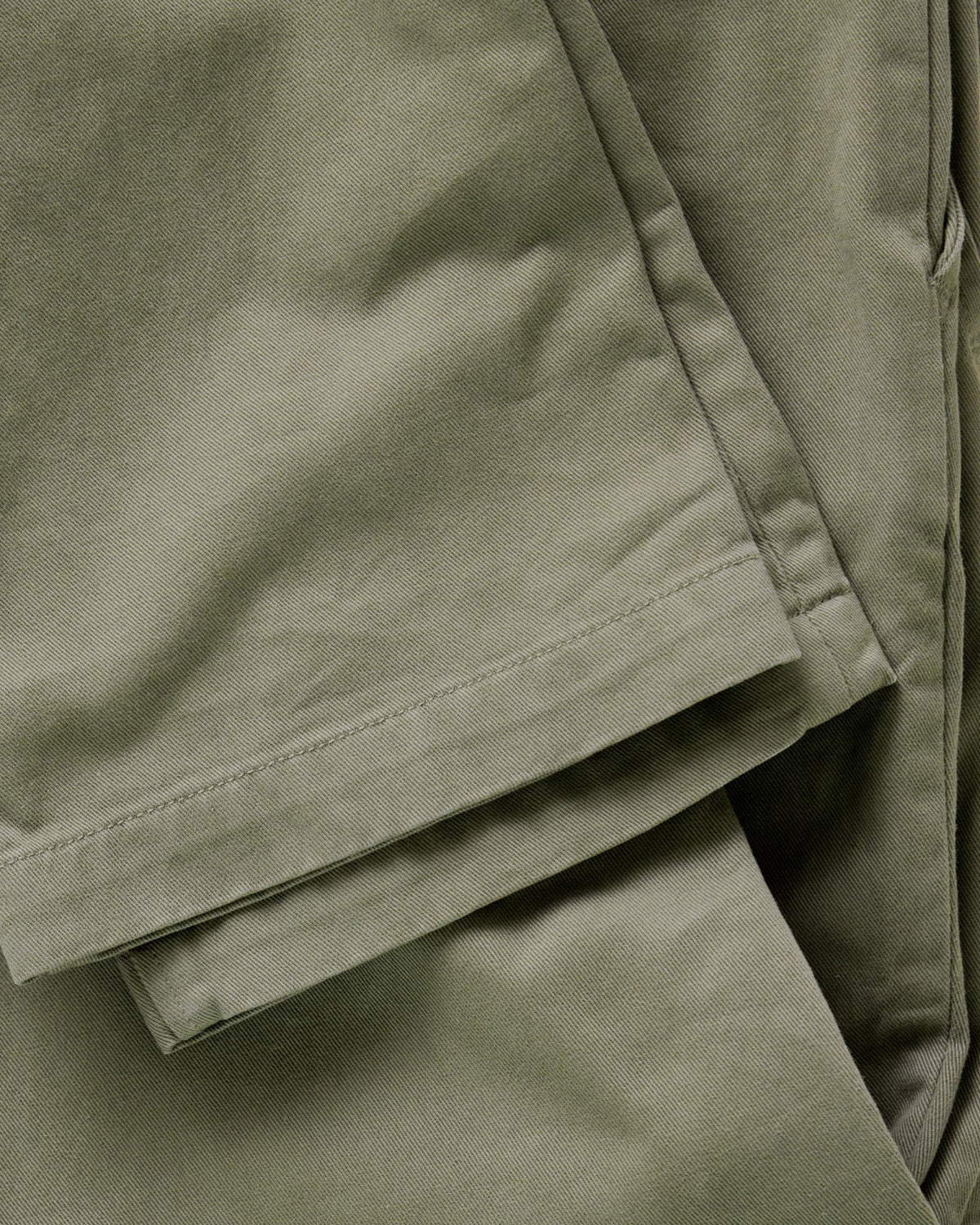The Slim Foundation Pant in Organic Smoked Olive