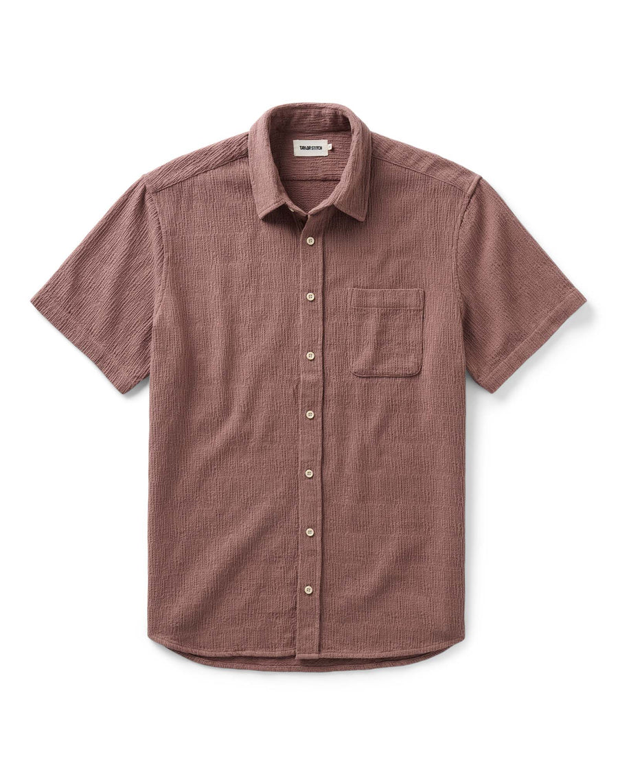 The Short Sleeve California in Redwood Hacci