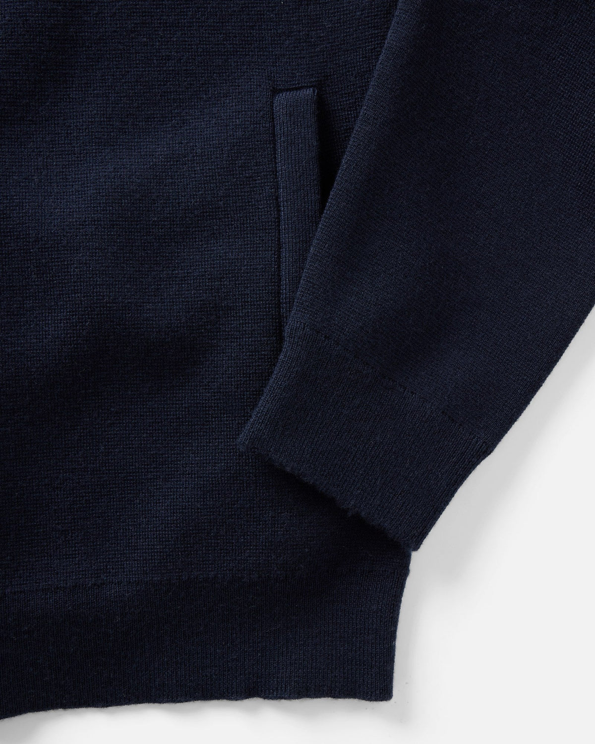 The Portola Sweater Jacket in Midnight Merino