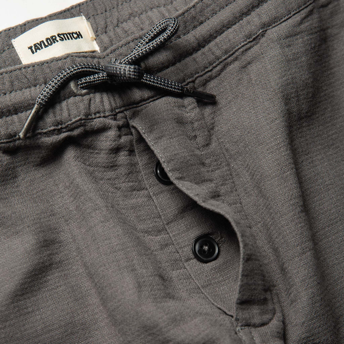 The Apres Pant in Charcoal Double Cloth ('21)