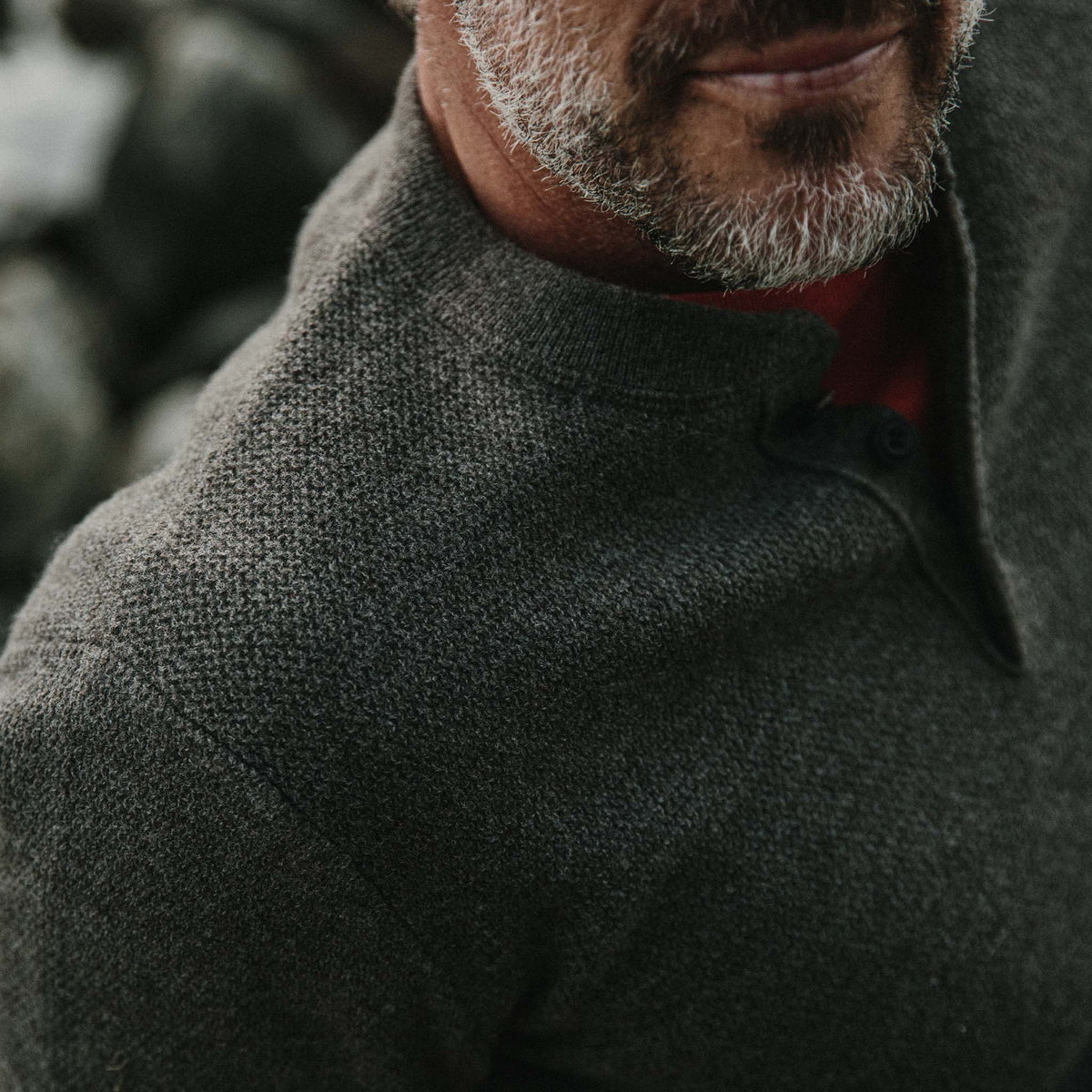 The Hudson Sweater in Walnut