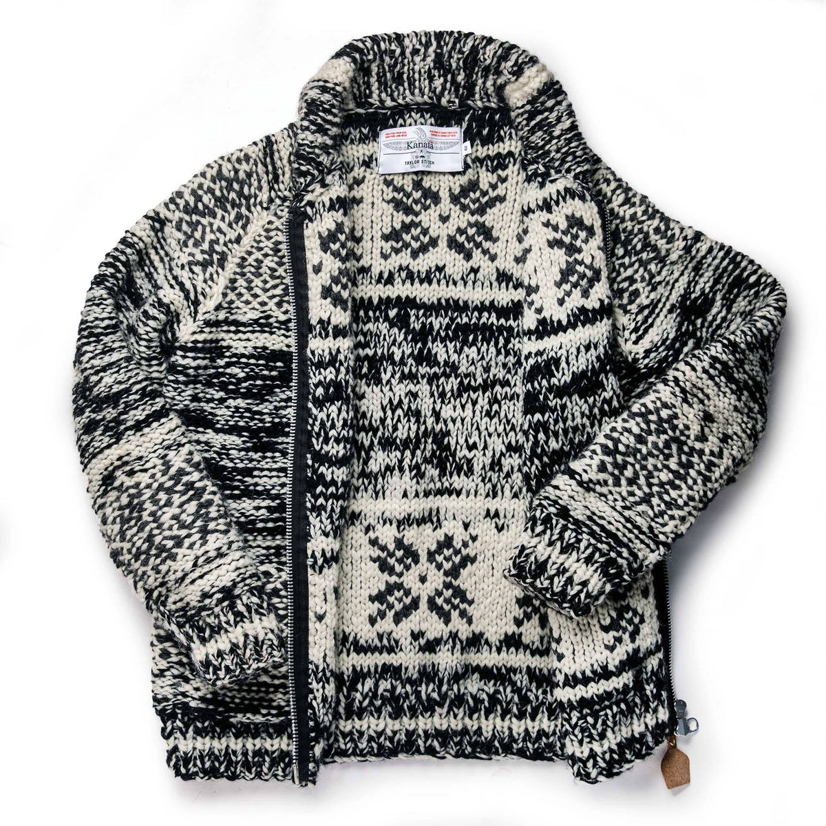 The Seawall Hand-knit Sweater in Coal