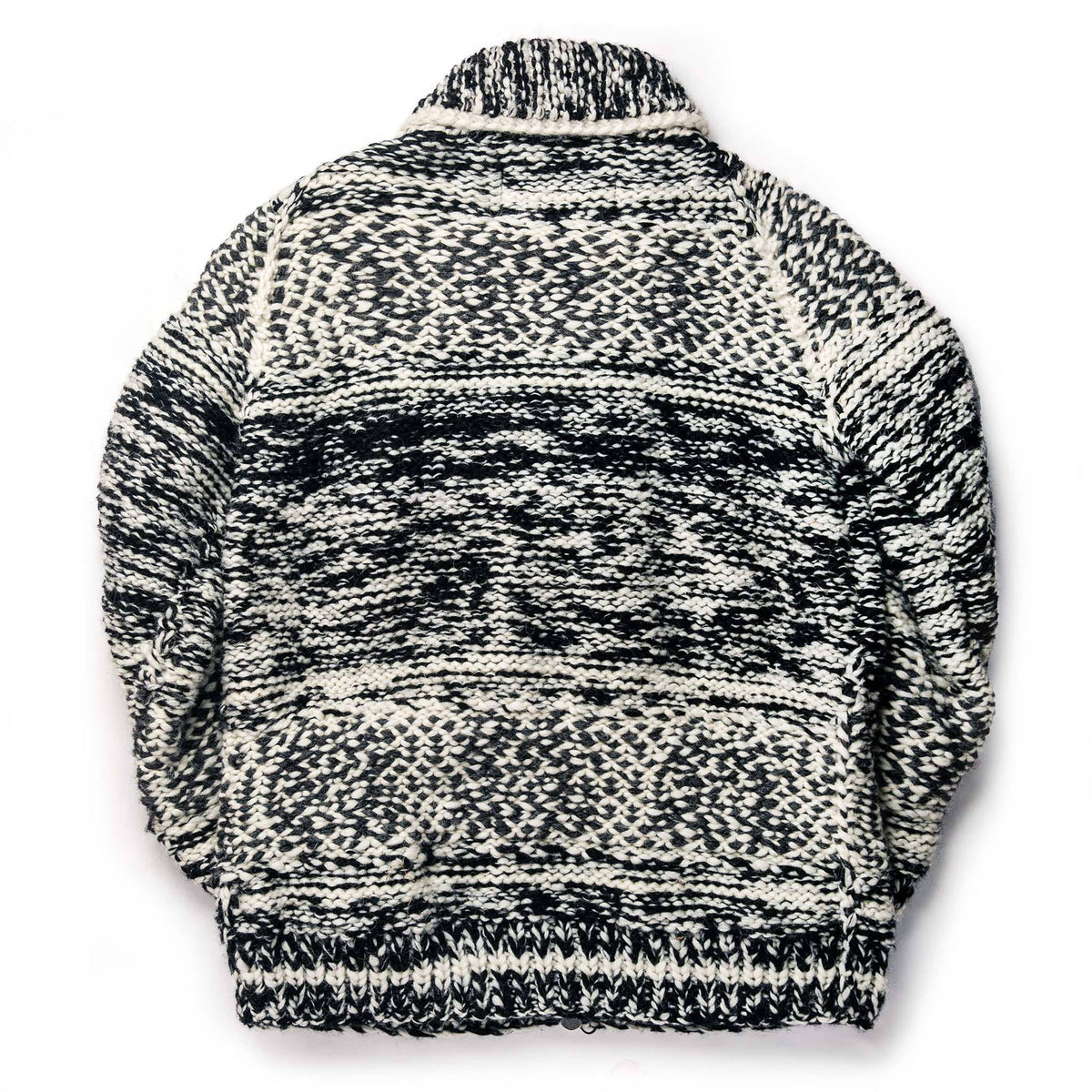 The Seawall Hand-knit Sweater in Coal