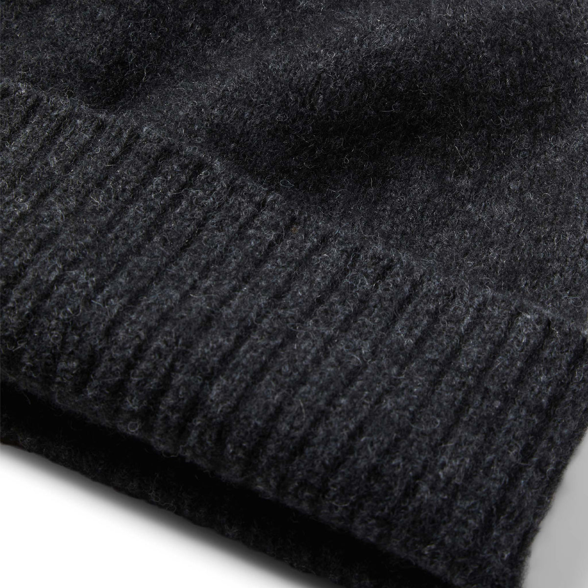 The Lodge Beanie in Heather Charcoal