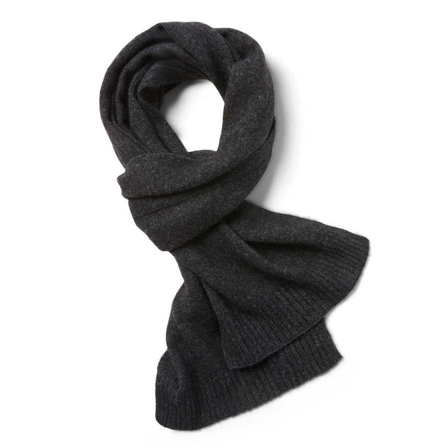 The Lodge Scarf in Heather Charcoal