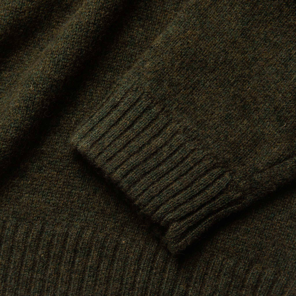 The Lodge Sweater in Heather Forest
