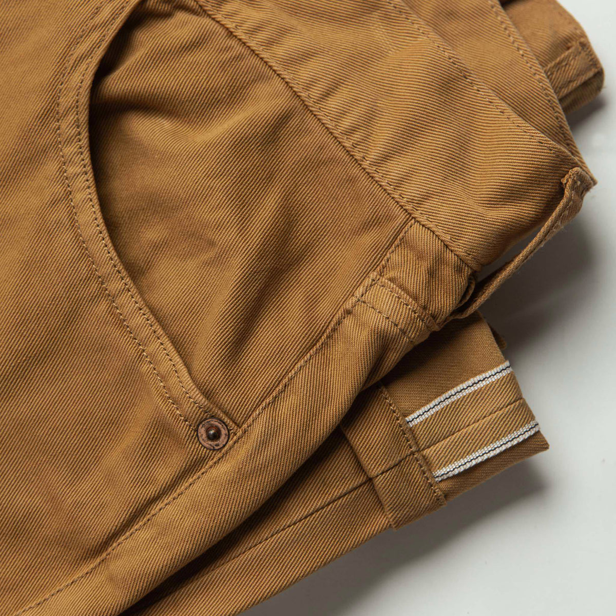 The Slim All Day Pant in British Khaki Selvage