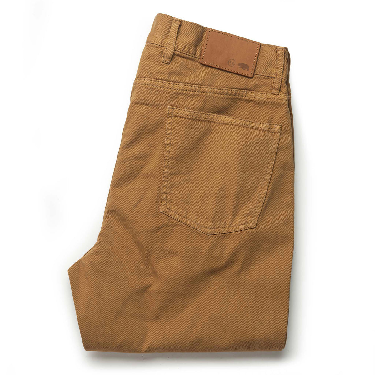 The Slim All Day Pant in British Khaki Selvage