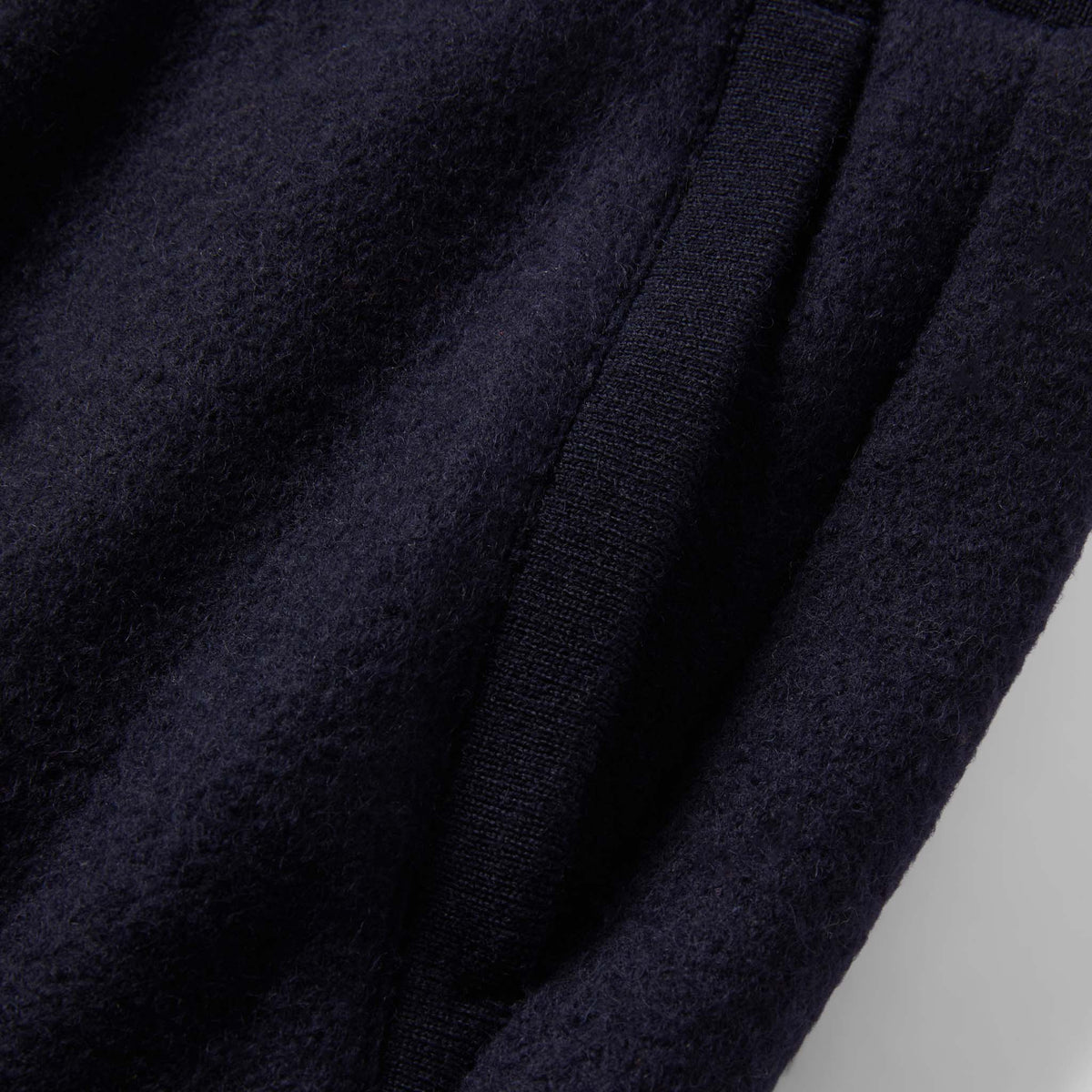 The Weekend Pant in Navy Boiled Wool