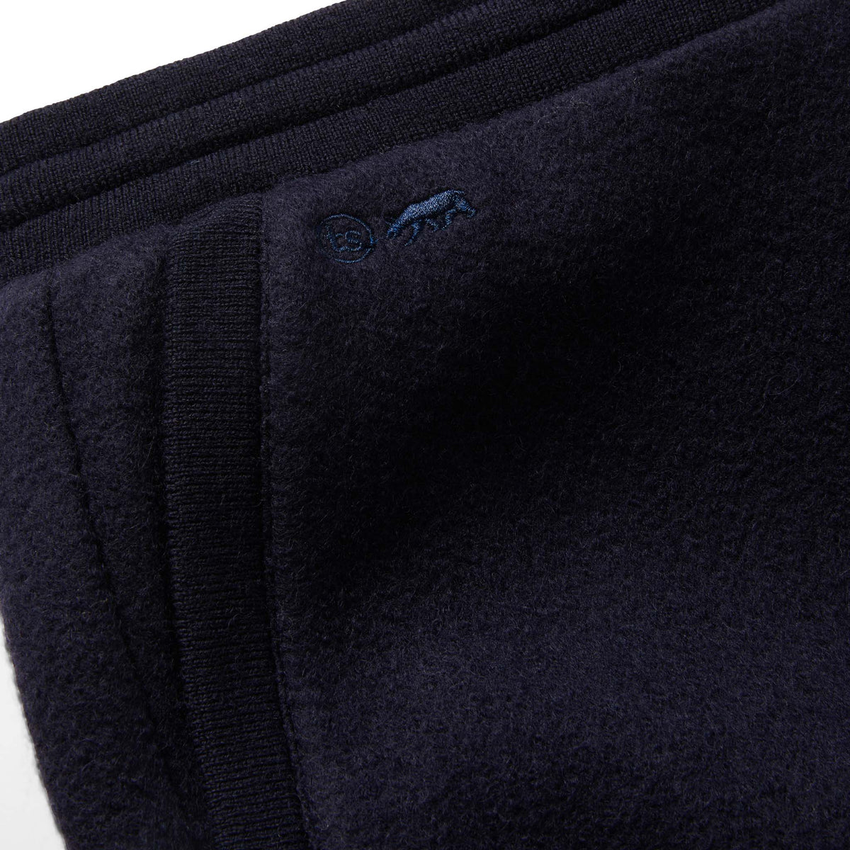 The Weekend Pant in Navy Boiled Wool