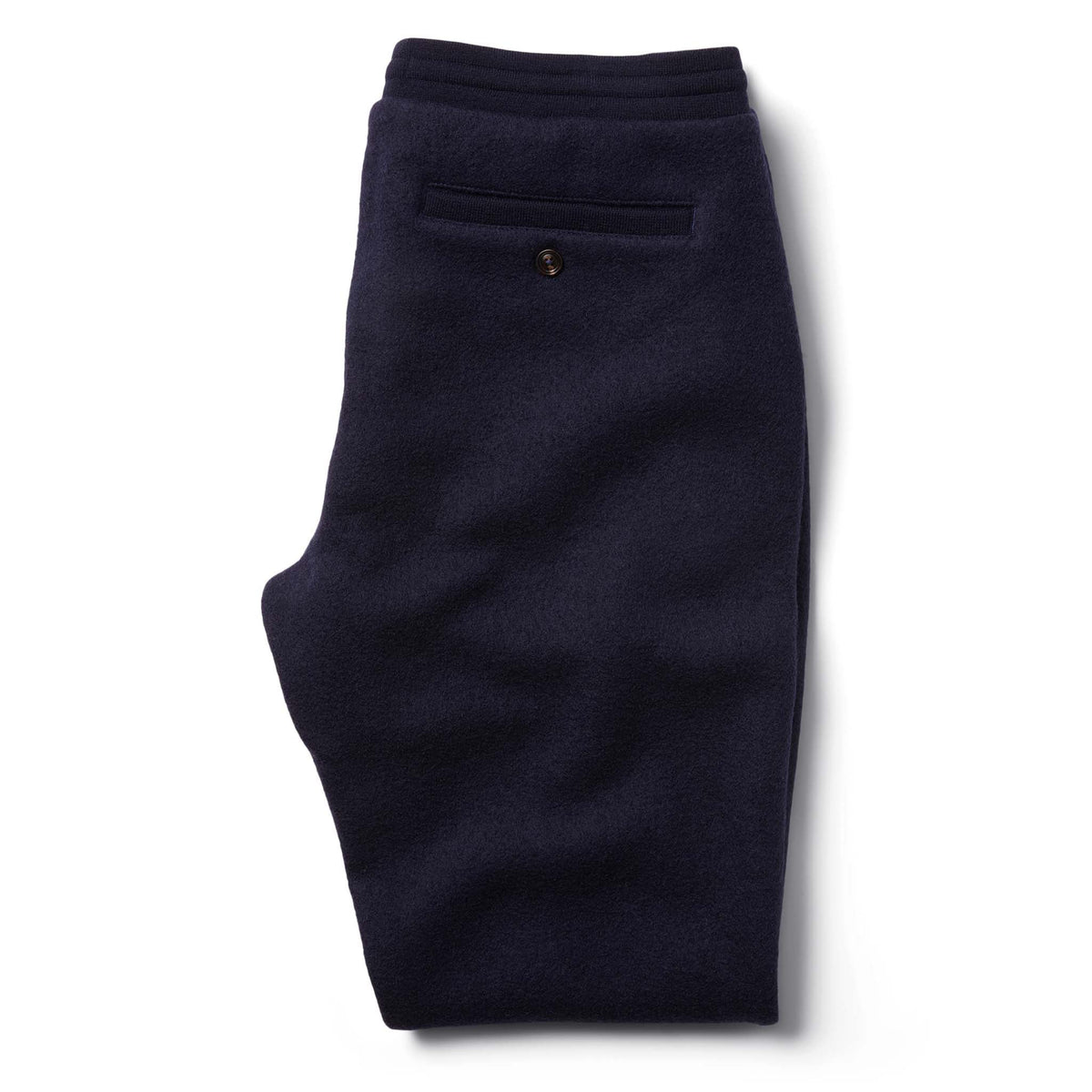 The Weekend Pant in Navy Boiled Wool
