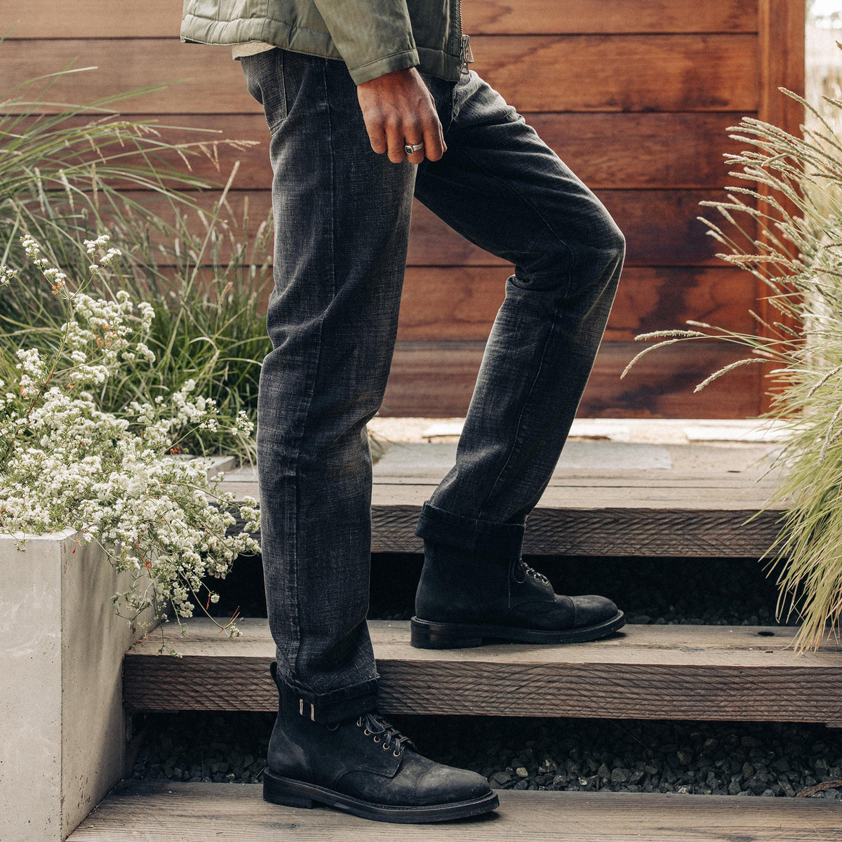 The Democratic Jean in Black 3-Month Wash Selvage
