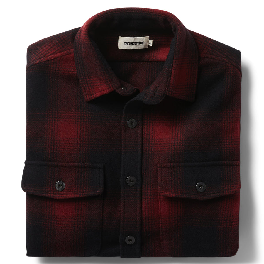 The Explorer Shirt in Cardinal Plaid