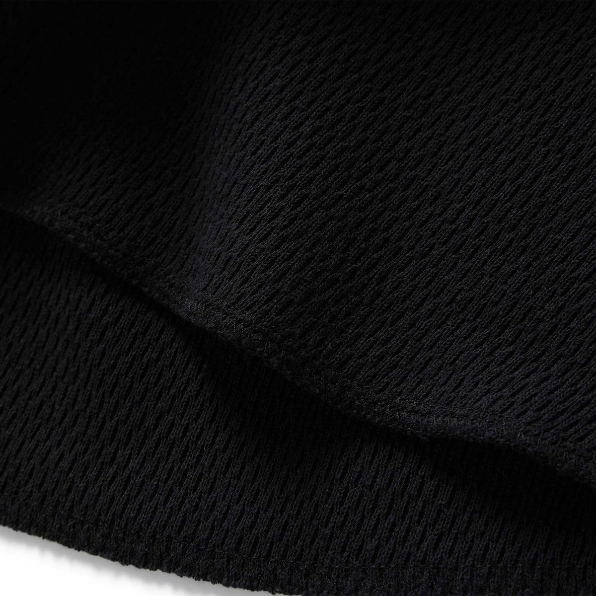 The Heavy Bag Waffle Long Sleeve in Coal