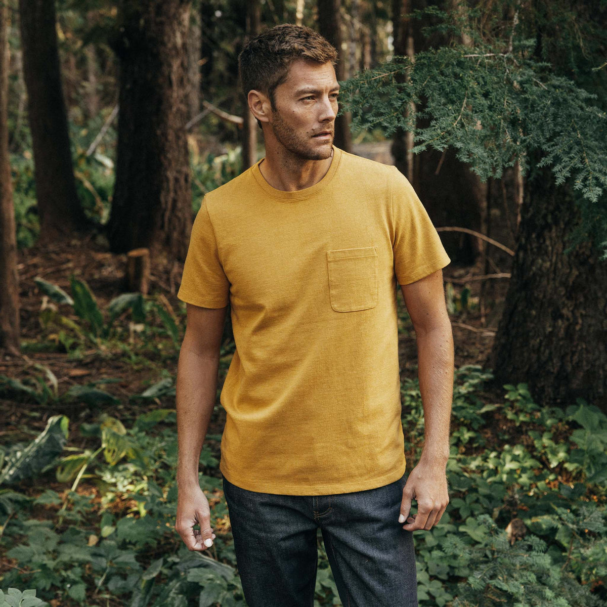The Heavy Bag Tee in Honey