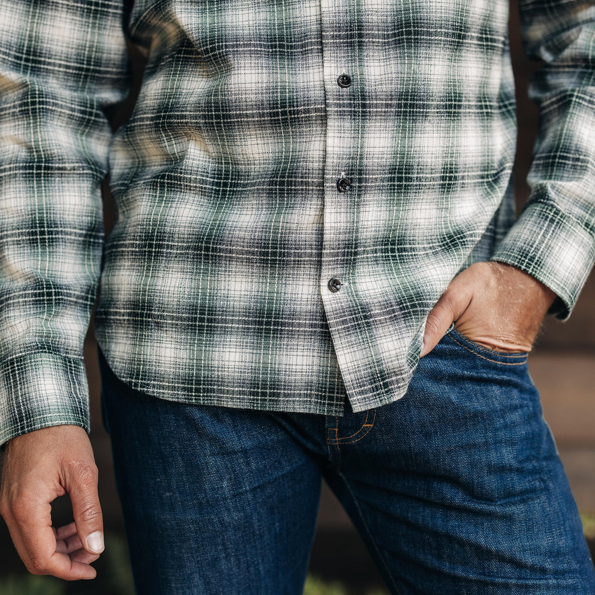 The Jack in Spruce Nep Plaid