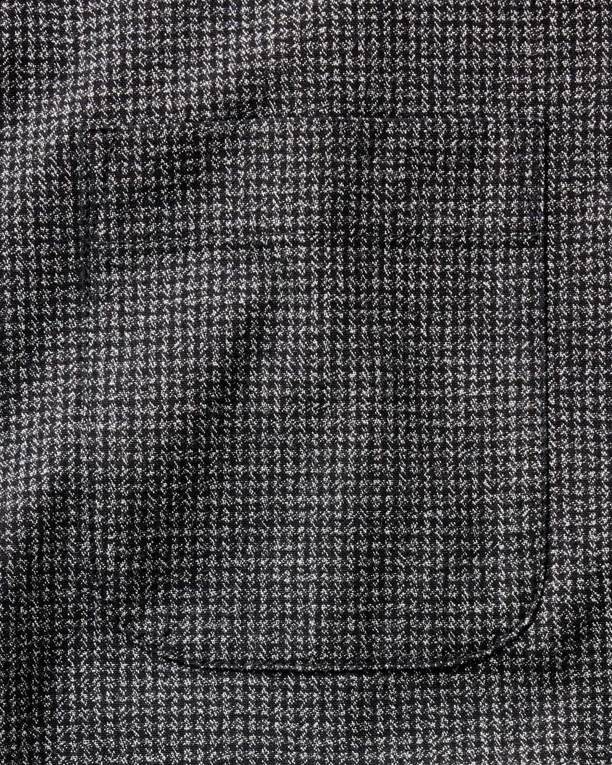 The Jack in Coal Jaspe Check Oxford