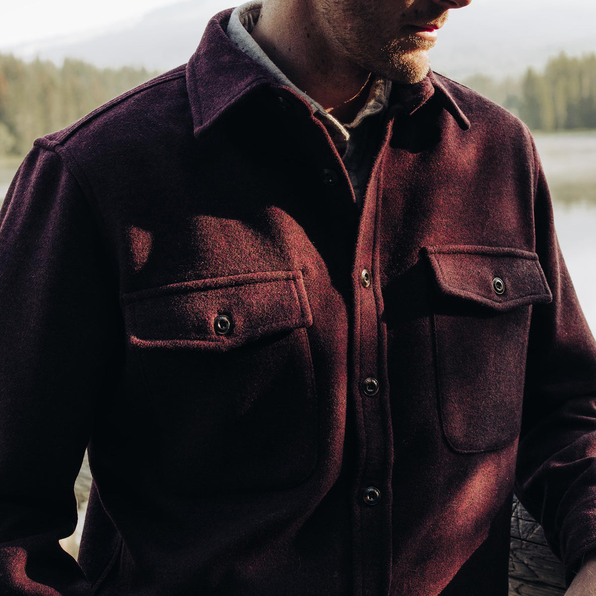 The Maritime Shirt Jacket in Port Twill