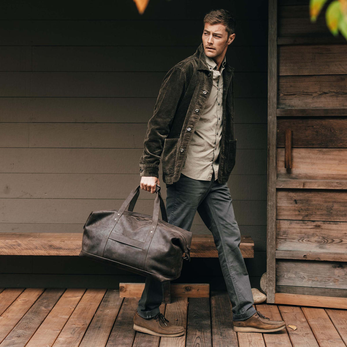 The Weekender Duffle Bag in Espresso