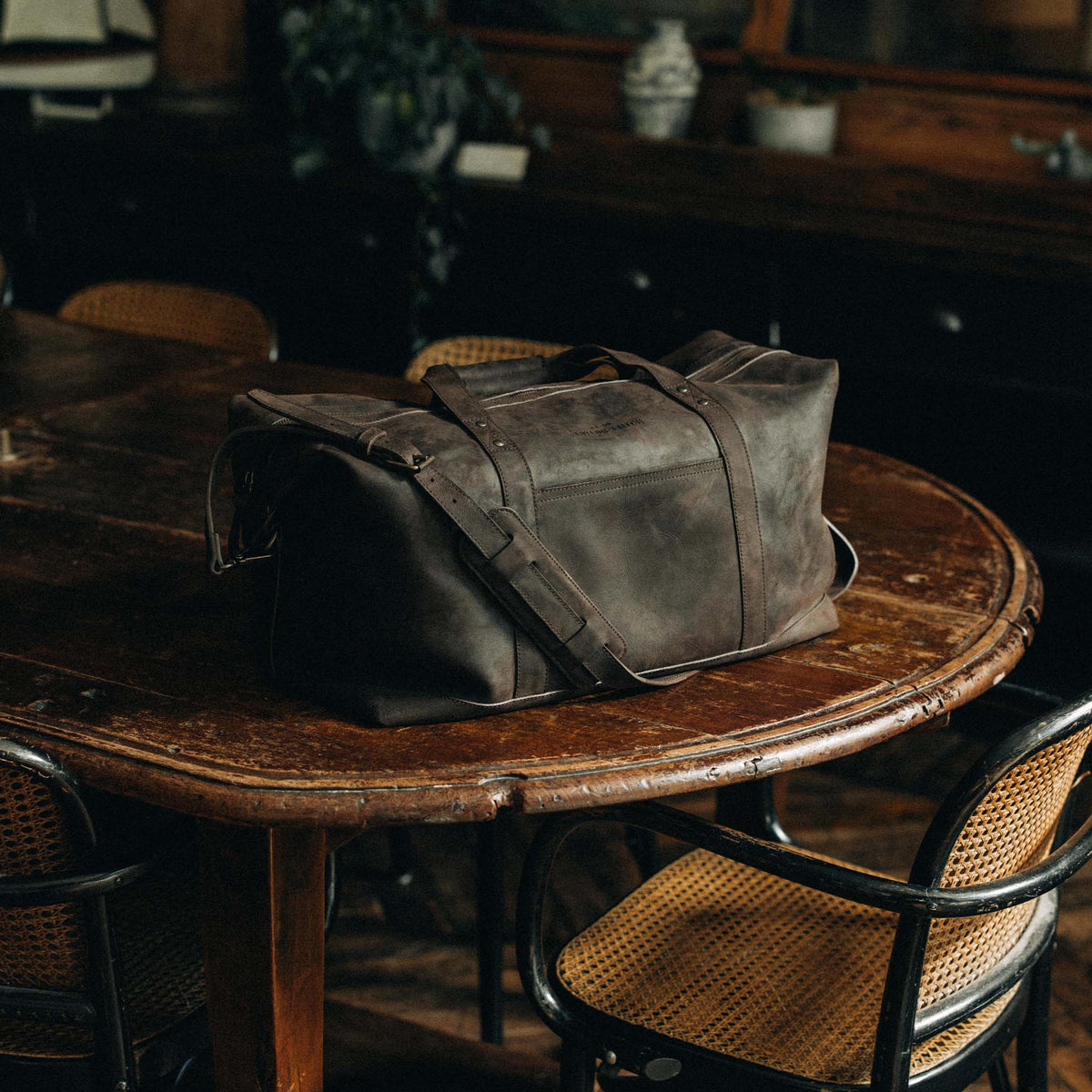 The Weekender Duffle Bag in Espresso