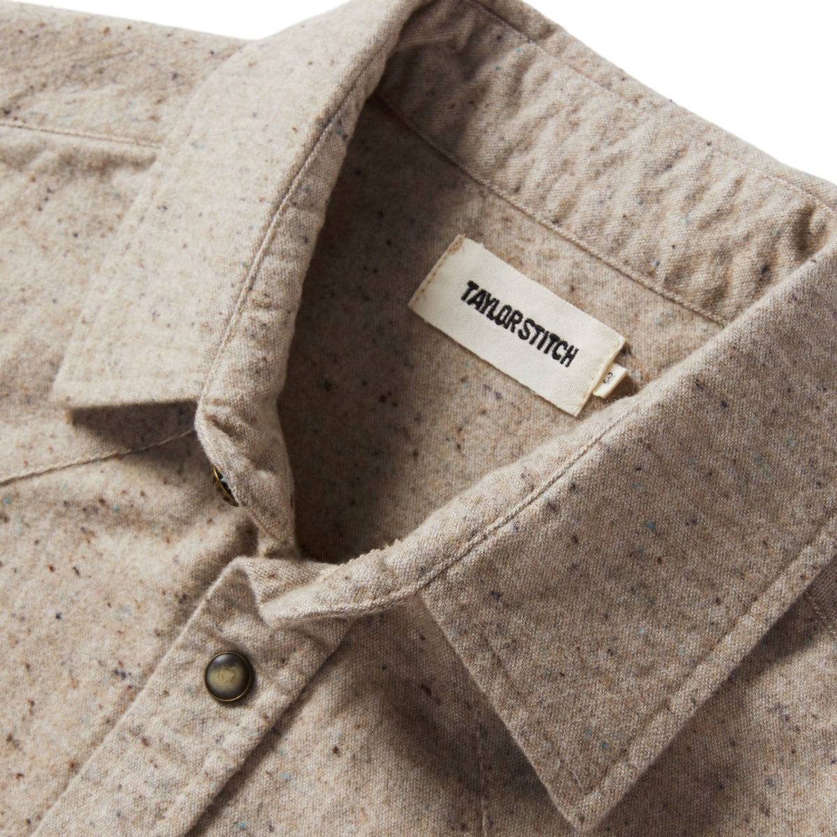 The Western Shirt in Oat Donegal