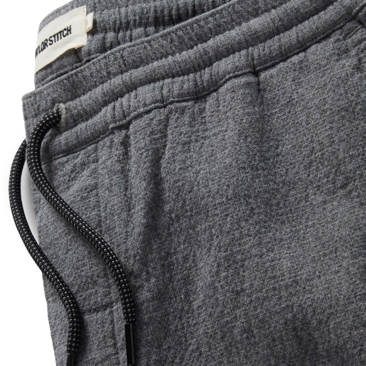 The Apres Pant in Heather Grey Double Cloth