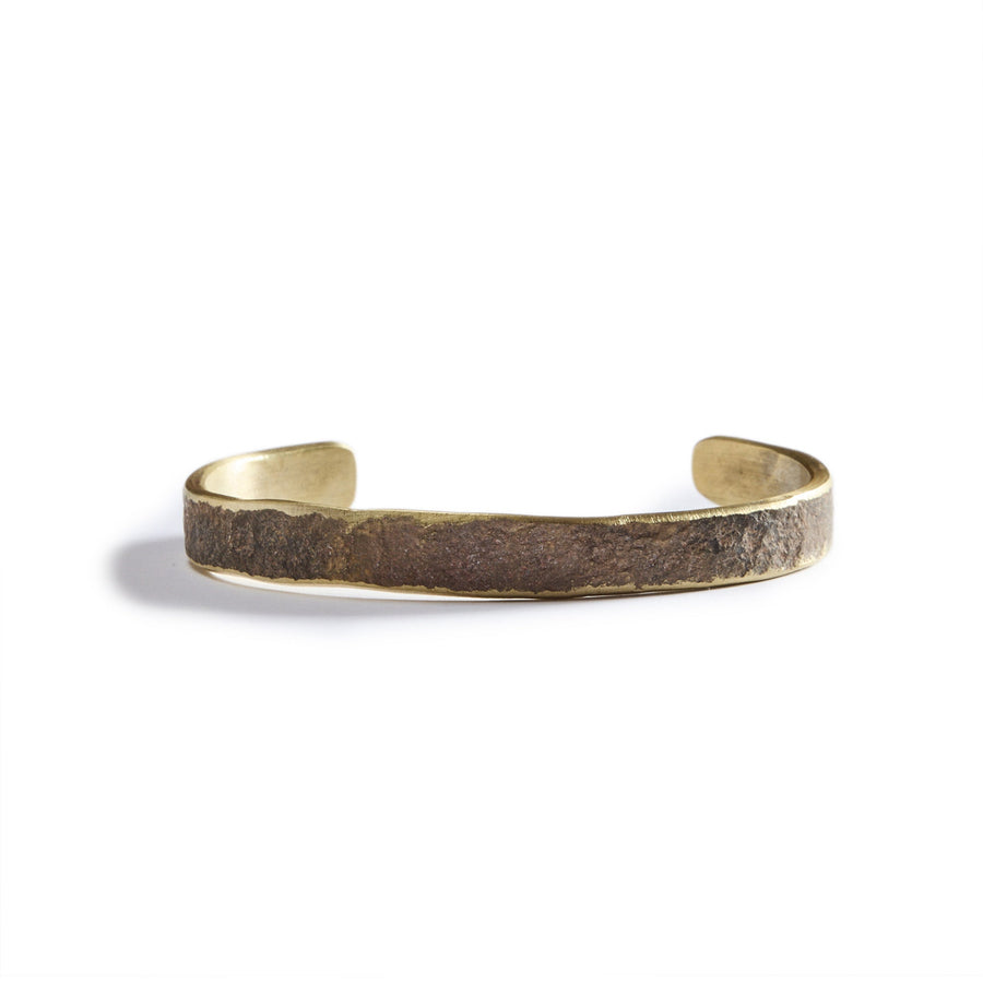 The Oxidized Cuff in Brass