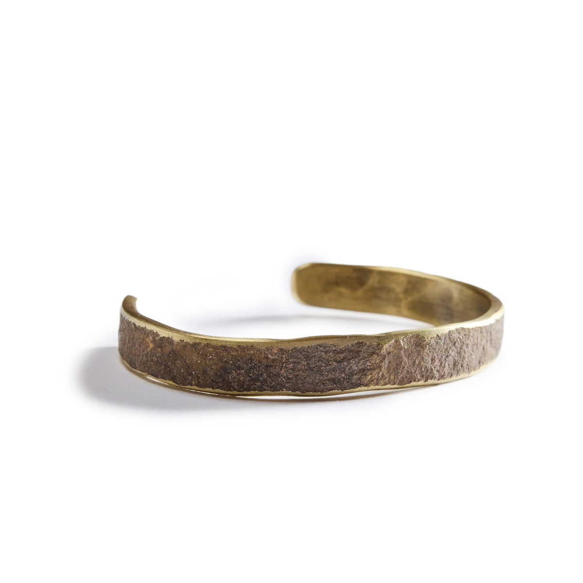 The Oxidized Cuff in Brass