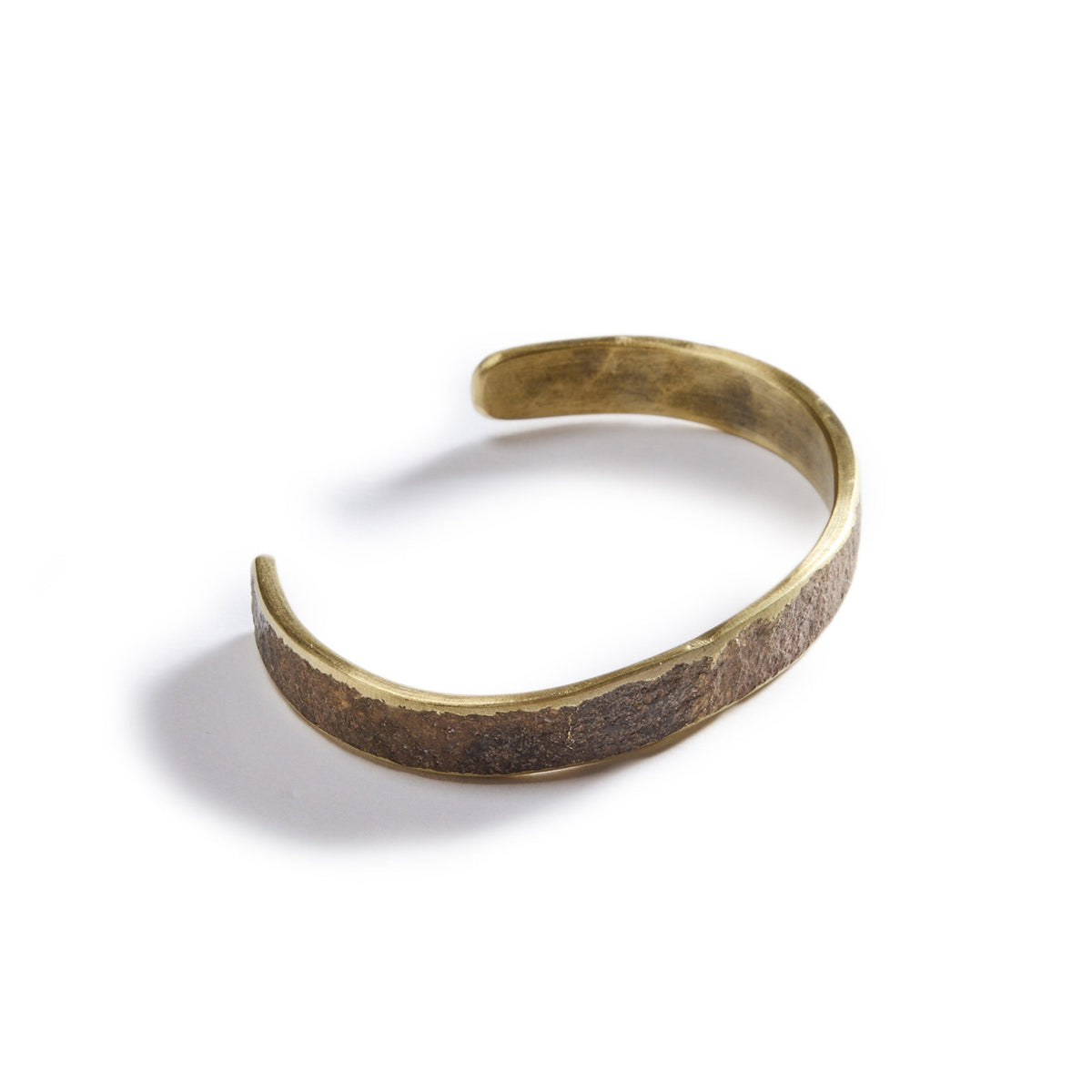 The Oxidized Cuff in Brass