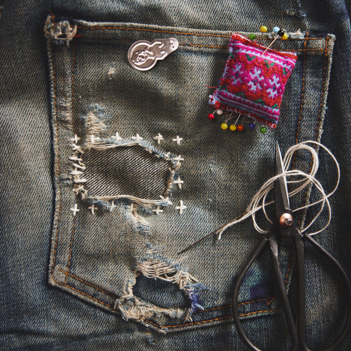 The Sashiko Denim Repair Kit