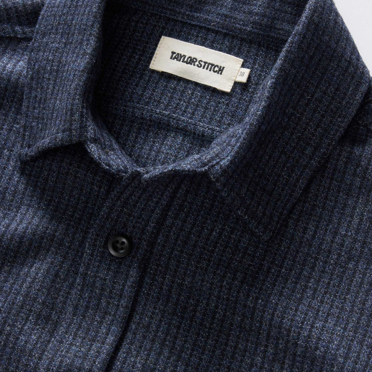 The Saddler Shirt in Midnight Check Wool