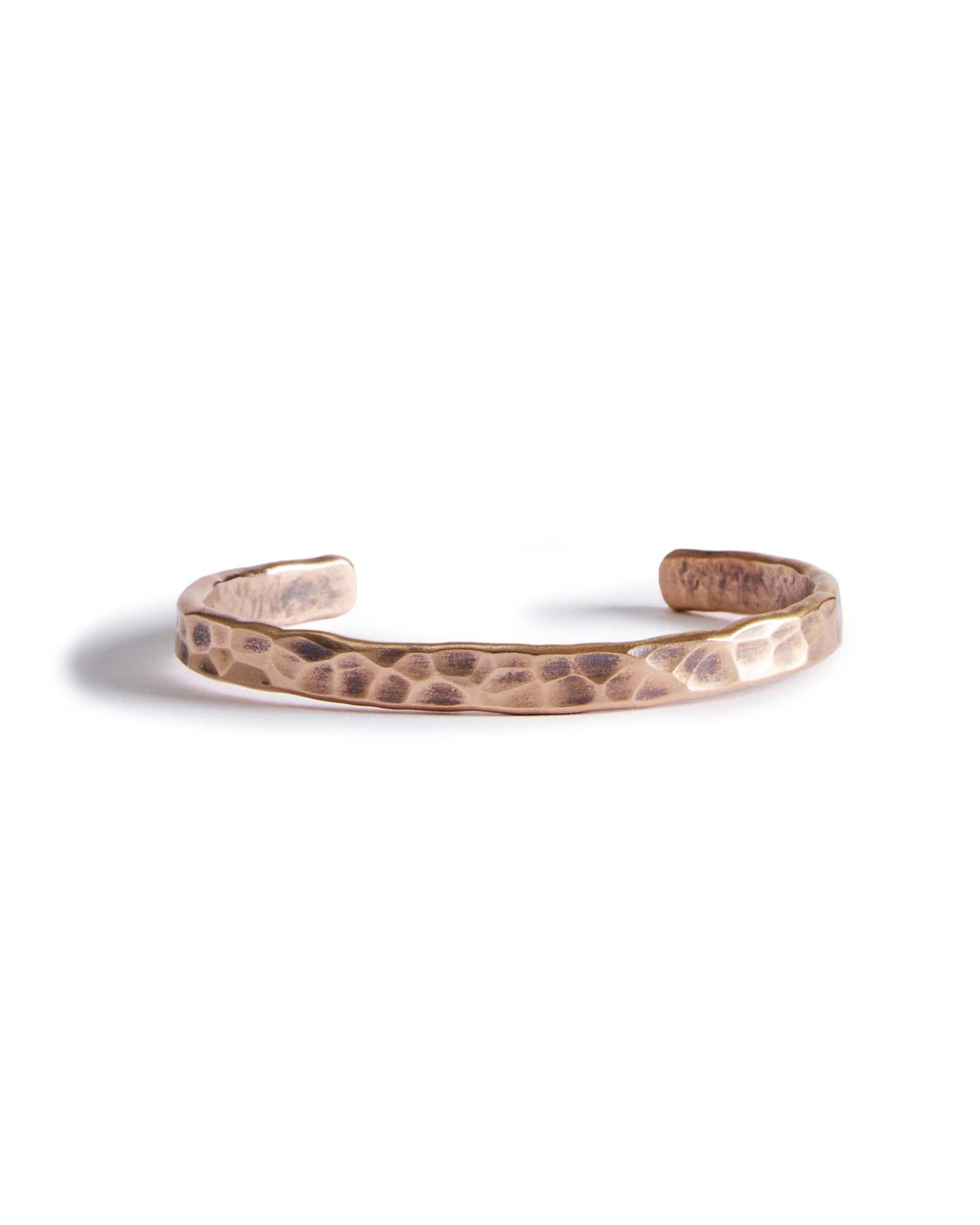 The Hammered Cuff in Copper