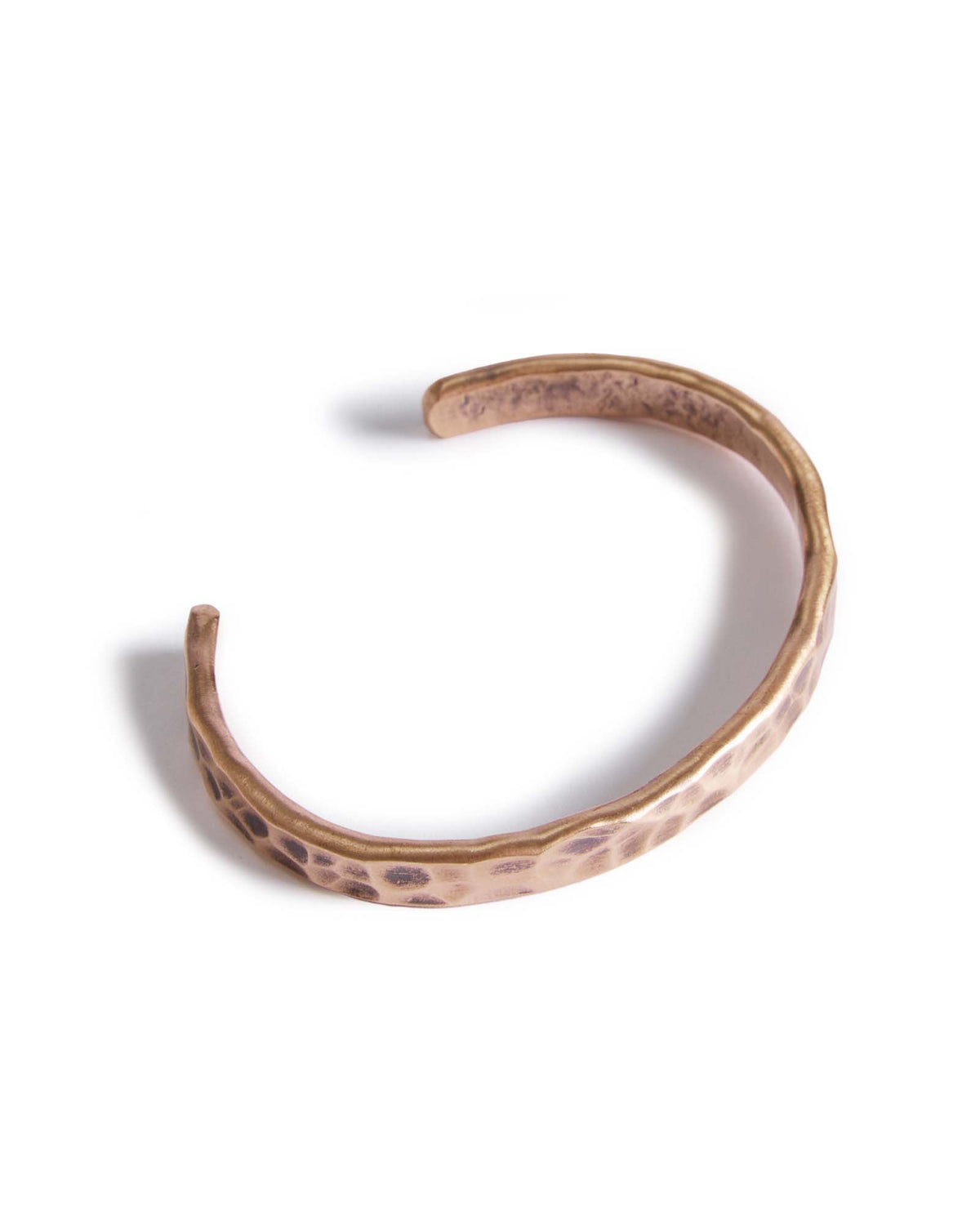 The Hammered Cuff in Copper